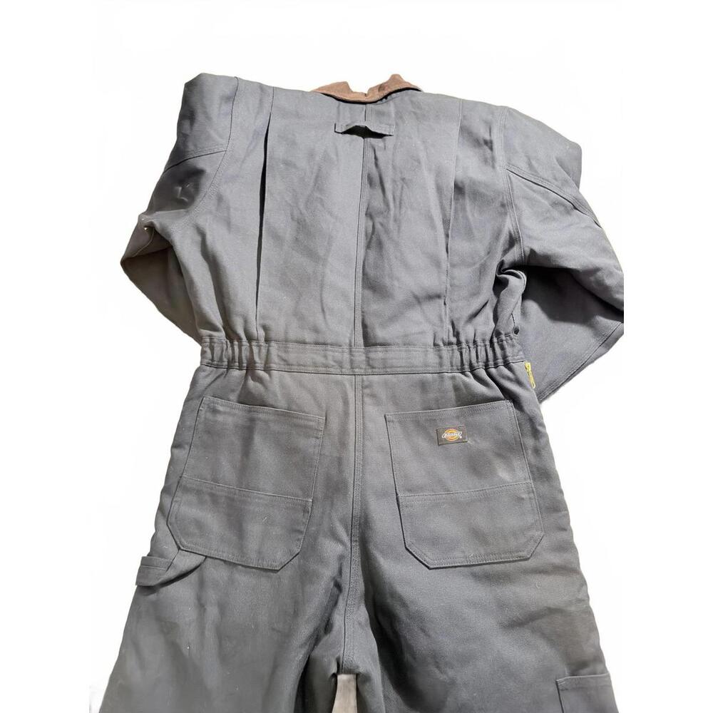 NWT Dickies Insulated Navy Work Coveralls with Quilted Lining  - Size Small - Picture 2 of 9
